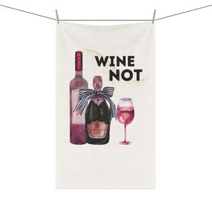 Kitchen Tea Towel, Wine Not